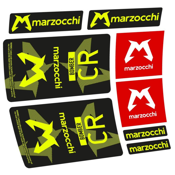 Marzocchi Bomber CR 2023-2024 Pegatinas en vinilo adhesivo Amortiguador (2)