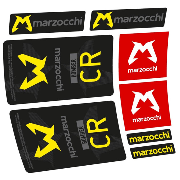 Marzocchi Bomber CR 2023-2024 Pegatinas en vinilo adhesivo Amortiguador (3)