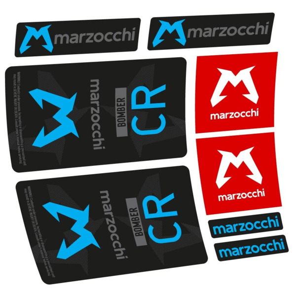 Marzocchi Bomber CR 2023-2024 Pegatinas en vinilo adhesivo Amortiguador (4)