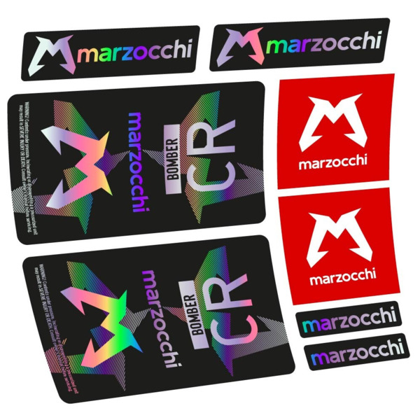 Marzocchi Bomber CR 2023-2024 Pegatinas en vinilo adhesivo Amortiguador (8)