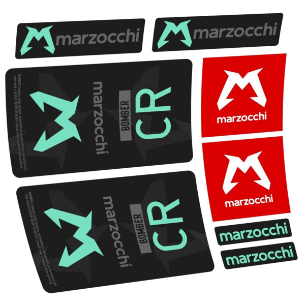 Marzocchi Bomber CR 2023-2024 Pegatinas en vinilo adhesivo Amortiguador (9)