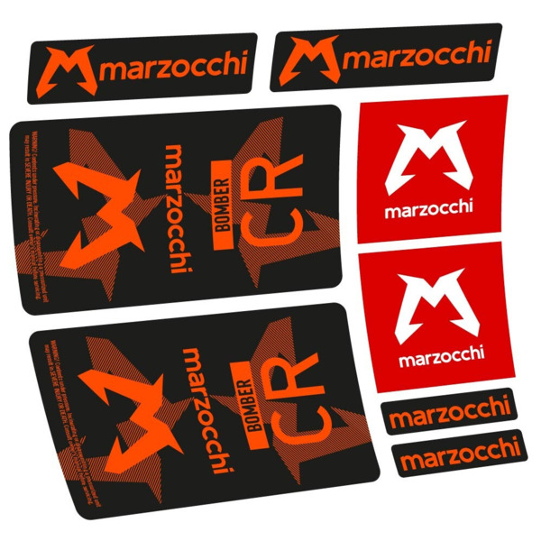 Marzocchi Bomber CR 2023-2024 Pegatinas en vinilo adhesivo Amortiguador (10)