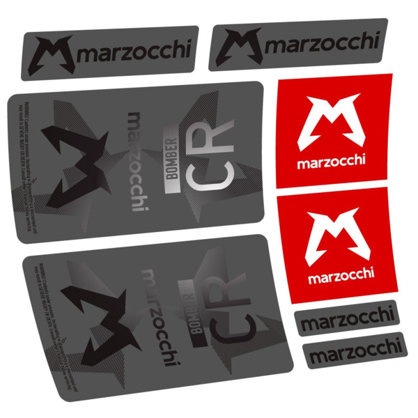 Marzocchi Bomber CR 2023-2024 Pegatinas en vinilo adhesivo Amortiguador (12)
