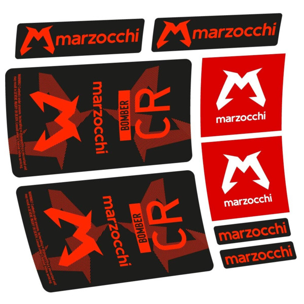 Marzocchi Bomber CR 2023-2024 Pegatinas en vinilo adhesivo Amortiguador (18)