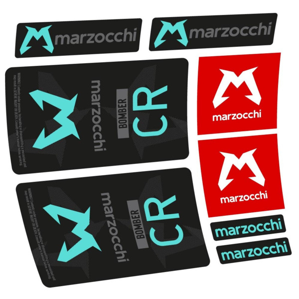 Marzocchi Bomber CR 2023-2024 Pegatinas en vinilo adhesivo Amortiguador (22)