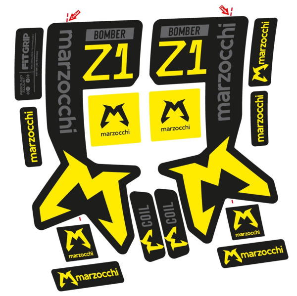 Marzocchi Bomber Z1 Mod. 2 Pegatinas en vinilo adhesivo Horquilla (3)
