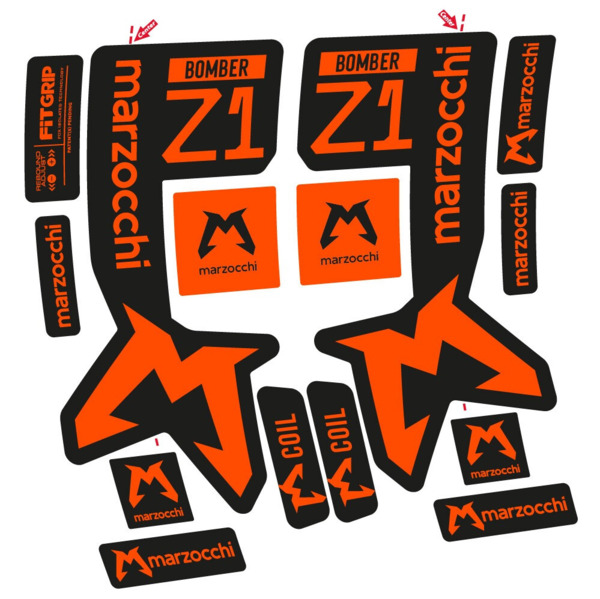 Marzocchi Bomber Z1 Mod. 2 Pegatinas en vinilo adhesivo Horquilla (10)