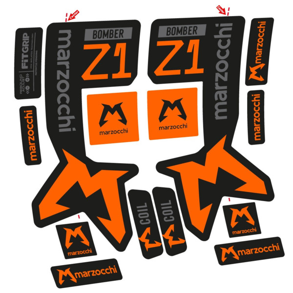 Marzocchi Bomber Z1 Mod. 2 Pegatinas en vinilo adhesivo Horquilla (11)