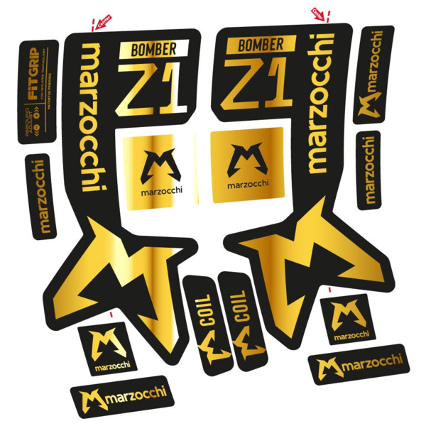 Marzocchi Bomber Z1 Mod. 2 Pegatinas en vinilo adhesivo Horquilla (14)