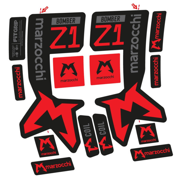 Marzocchi Bomber Z1 Mod. 2 Pegatinas en vinilo adhesivo Horquilla (19)