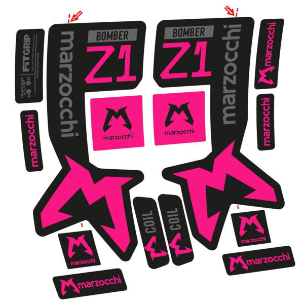 Marzocchi Bomber Z1 Mod. 2 Pegatinas en vinilo adhesivo Horquilla (21)