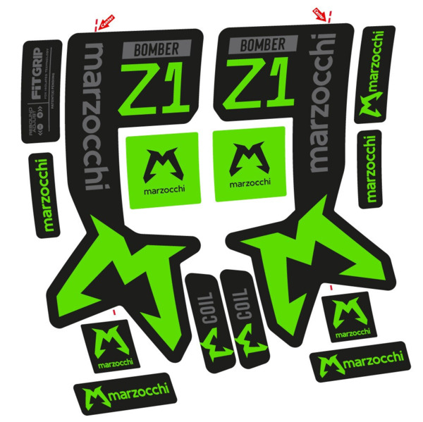 Marzocchi Bomber Z1 Mod. 2 Pegatinas en vinilo adhesivo Horquilla (24)