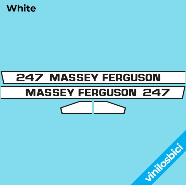 Massey Ferguson 247 Pegatinas en vinilo adhesivo tractor (2)
