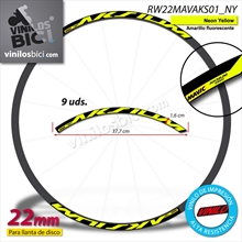 Mavic Aksium Disc, pegatinas vinilo adhesivo