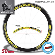 Mavic Cosmic 2010 pegatinas vinilo adhesivo llantas