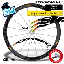 Mavic Cosmic Carbon 40mm vinilos (JUEGO PARA 1 LLANTA)