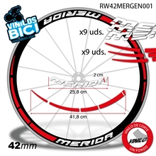 Merida vinilos llanta 42mm