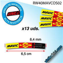 Mavic Cosmic Carbone 40 vinilos