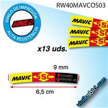 Mavic Cosmic Carbone 40 vinilos