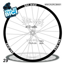 2RC.BIKE 29" vinilos