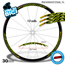 Mavic Cosmic vinilos adhesivos llanta perfil 30mm
