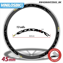 Mavic Cosmic Pro Carbon pegatinas vinilo adhesivo llantas