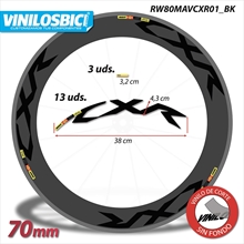 Mavic CXR Ultimate pegatinas en vinilo adhesivo llantas