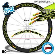 Mavic Cosmic Pro Carbon SL 50mm vinilos adhesivos