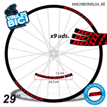 Bontrager vinilos adhesivos para llantas 29"