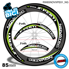 Novatec X-Perti vinilos adhesivos llanta perfil 85mm