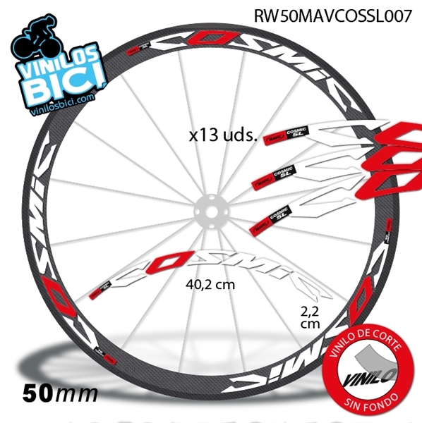 Mavic Cosmic SL 50mm vinilos