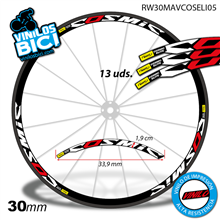 Mavic Cosmic Elite vinilos adhesivos llanta perfil 30mm