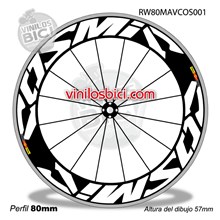 Mavic Cosmic Ultimate 80 Adhesivos (para una sola llanta)