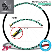Mavic Crossmax, pegatinas vinilo adhesivos llanta 29"