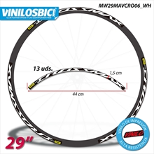 Mavic Crossmax Elite Carbon, pegatinas vinilo adhesivos llanta 29"