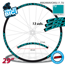 Mavic Crossmax, vinilos adhesivos llanta 29"
