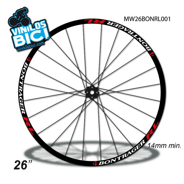 Bontrager RL 26" Vinilos