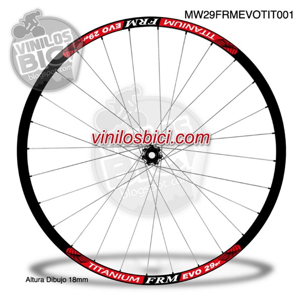 FRM Evo Titanium 29" vinilos