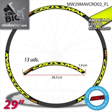 Mavic Crossmax SL Pro Ltd 2015, vinilos adhesivos llanta 29"