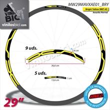 Mavic Crossmax XA Elite, pegatinas vinilo adhesivo