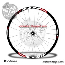 Alexrims XCD Mérida 26" Vinilos