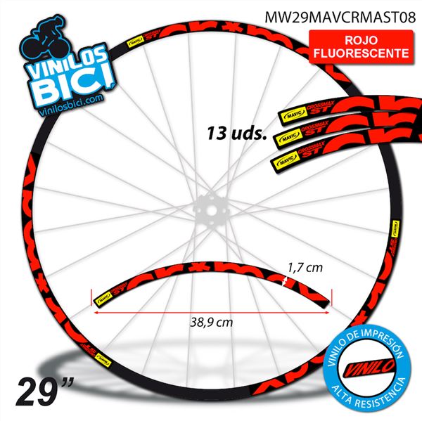 Mavic Crossmax ST 29" vinilos