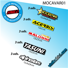 Moto, vinilos adhesivos marcas