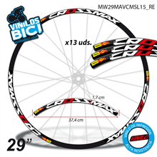 Mavic Crossmax SL Vinilos adhesivos llanta 29"