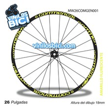 Mavic Commencal 26 Adhesivos