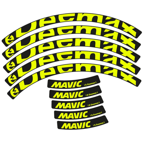 Mavic E-Deemax 2025 Pegatinas en vinilo adhesivo Llanta MTB (2)