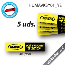 Mavic Ksyrium 125 vinilos adhesivos
