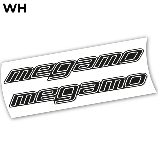Megamo, pegatinas en vinilo adhesivo, recomendado para cuadro Megamo Trak 08 2021 (2)