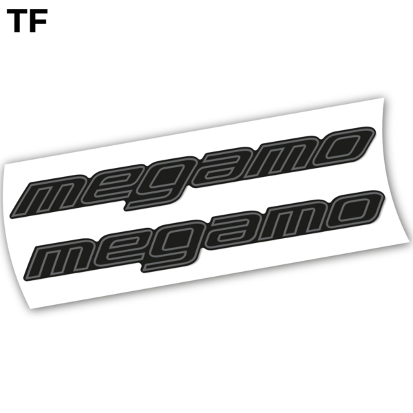 Megamo, pegatinas en vinilo adhesivo, recomendado para cuadro Megamo Trak 08 2021 (3)