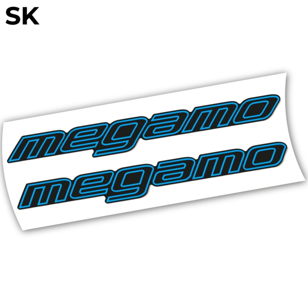 Megamo, pegatinas en vinilo adhesivo, recomendado para cuadro Megamo Trak 08 2021 (4)